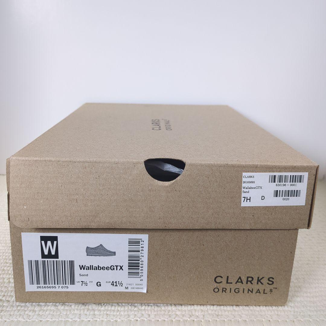 クラークス CLARKS ワラビーGTX ゴアテックス サンド 箱付き