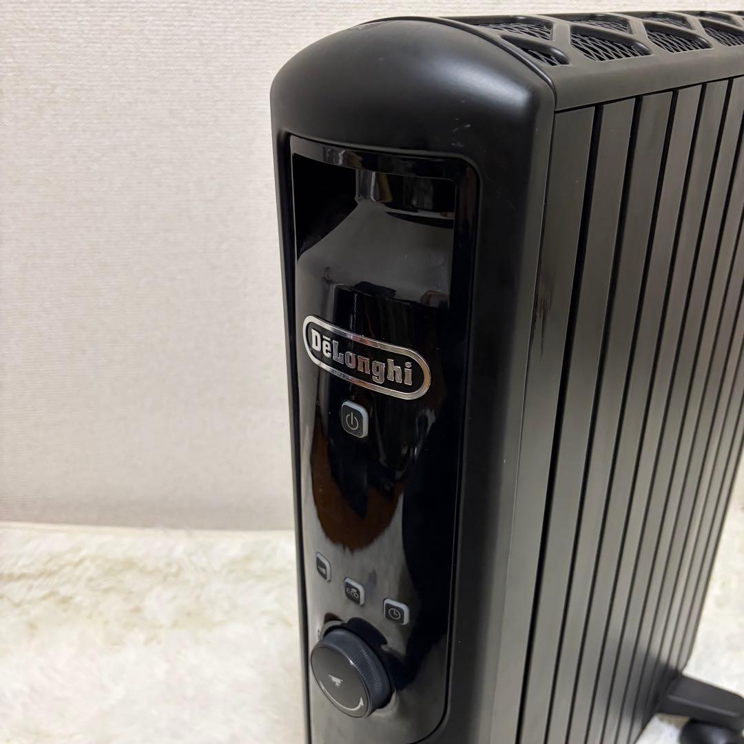 デロンギ オイルヒーター MDHU15-PB ブラック リモコン付き