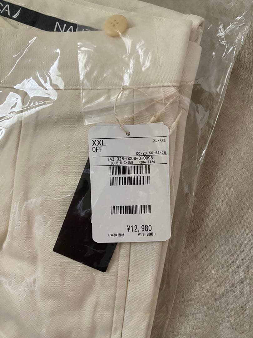 NAUTICA TOO BIG ツータックチノスラックスパンツ 長谷川昭雄