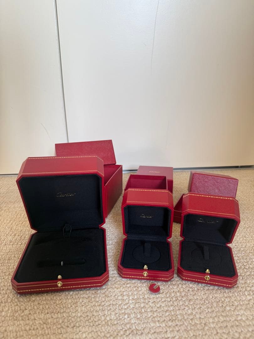 【美品】Cartier カルティエ　空箱 3箱