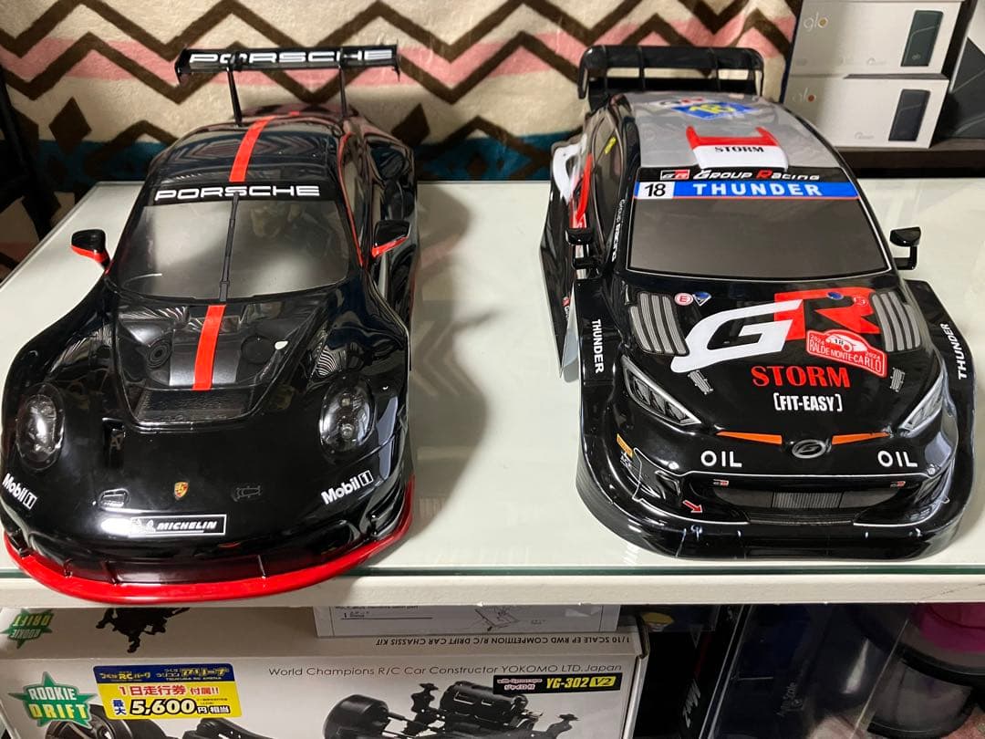 タミヤTT02タイプSRX,ボディ　メカ付き