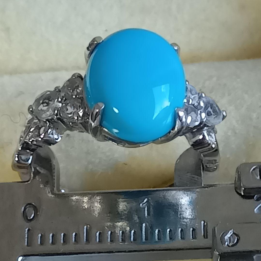 ターコイズトルコ石付リングK１０　 重量合計１.８gの単純計算価格２０,０００円