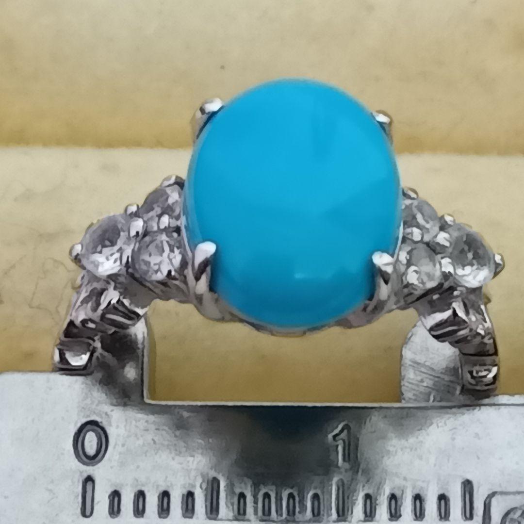 ターコイズトルコ石付リングK１０　 重量合計１.８gの単純計算価格２０,０００円