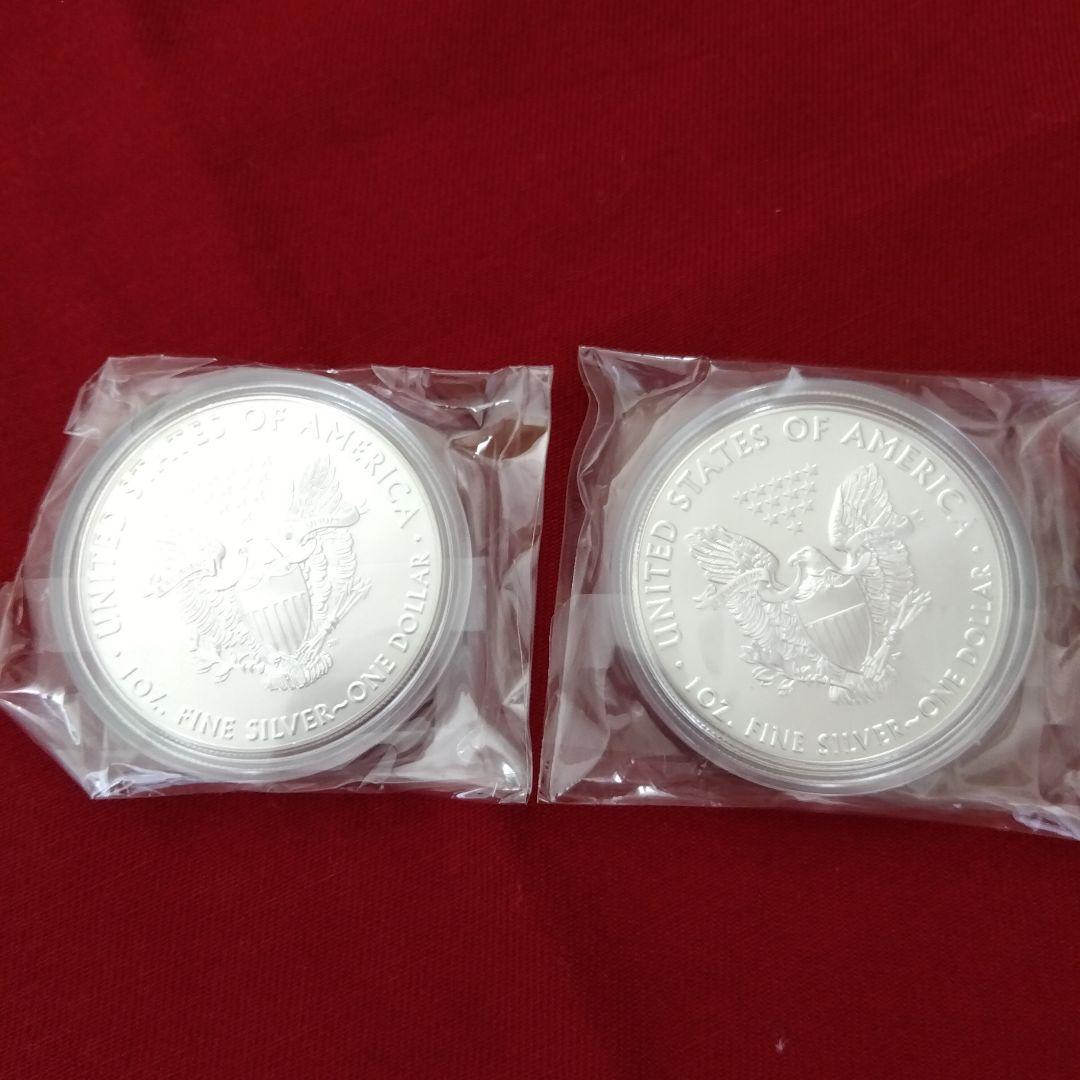 2020年 アメリカンイーグル 銀貨1オンス 2枚セット