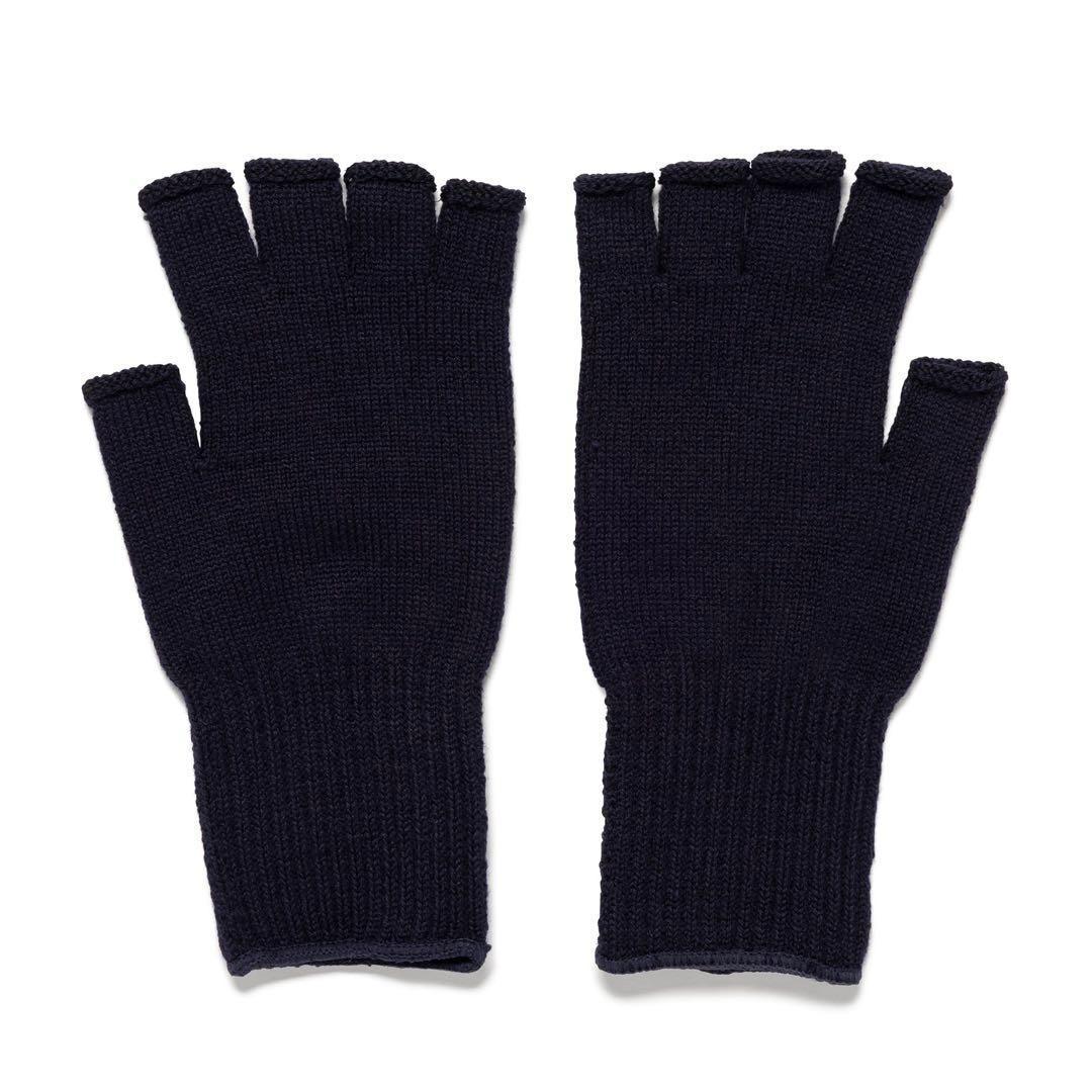 新品 ヒューマンメイド MILITARY GLOVES NAVY グローブ