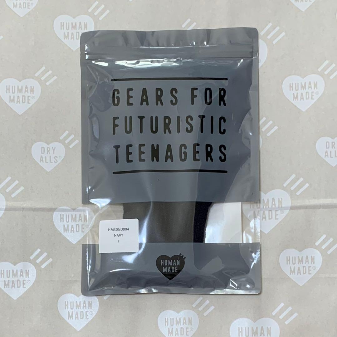 新品 ヒューマンメイド MILITARY GLOVES NAVY グローブ