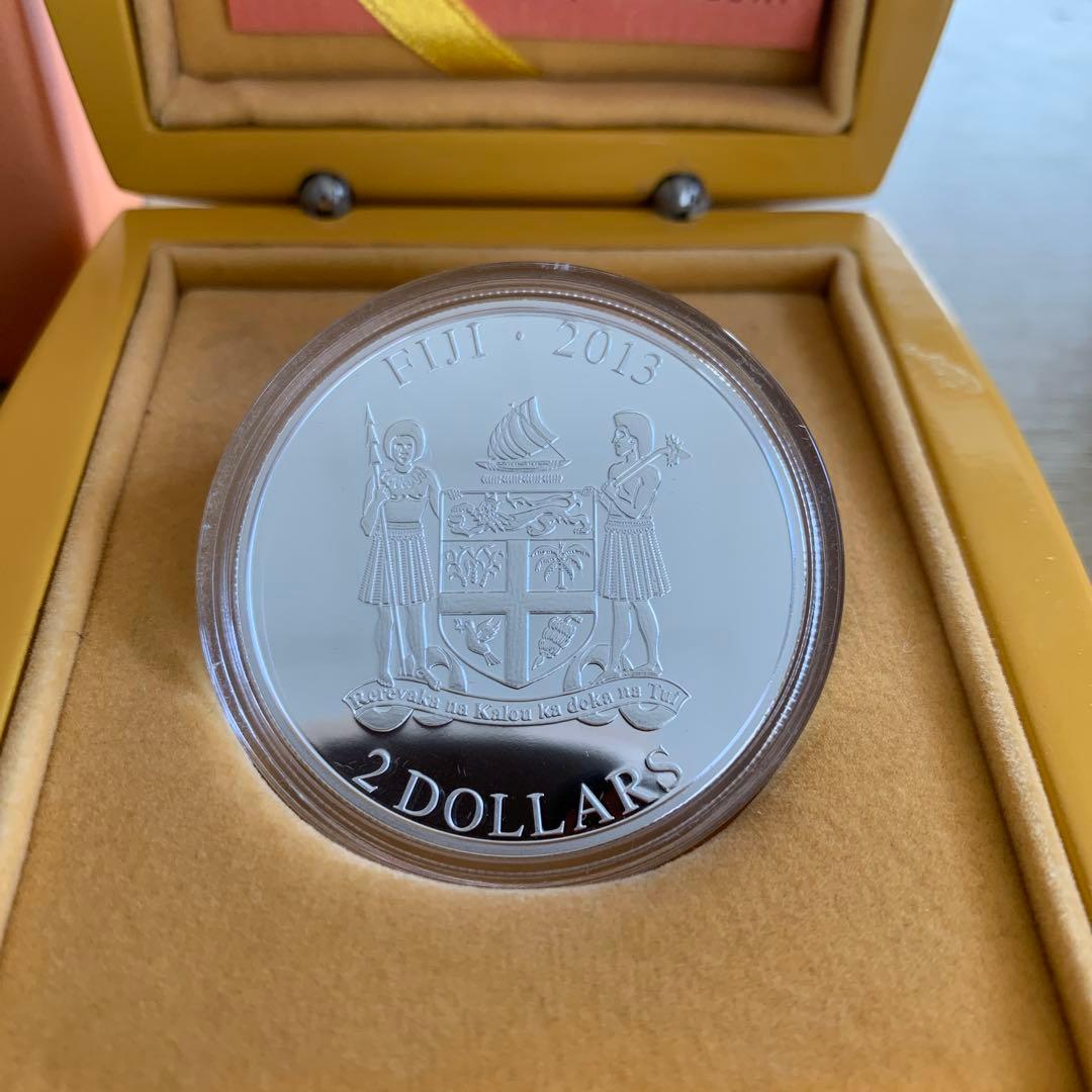 Somali Fluffy Cat 2ドル銀貨