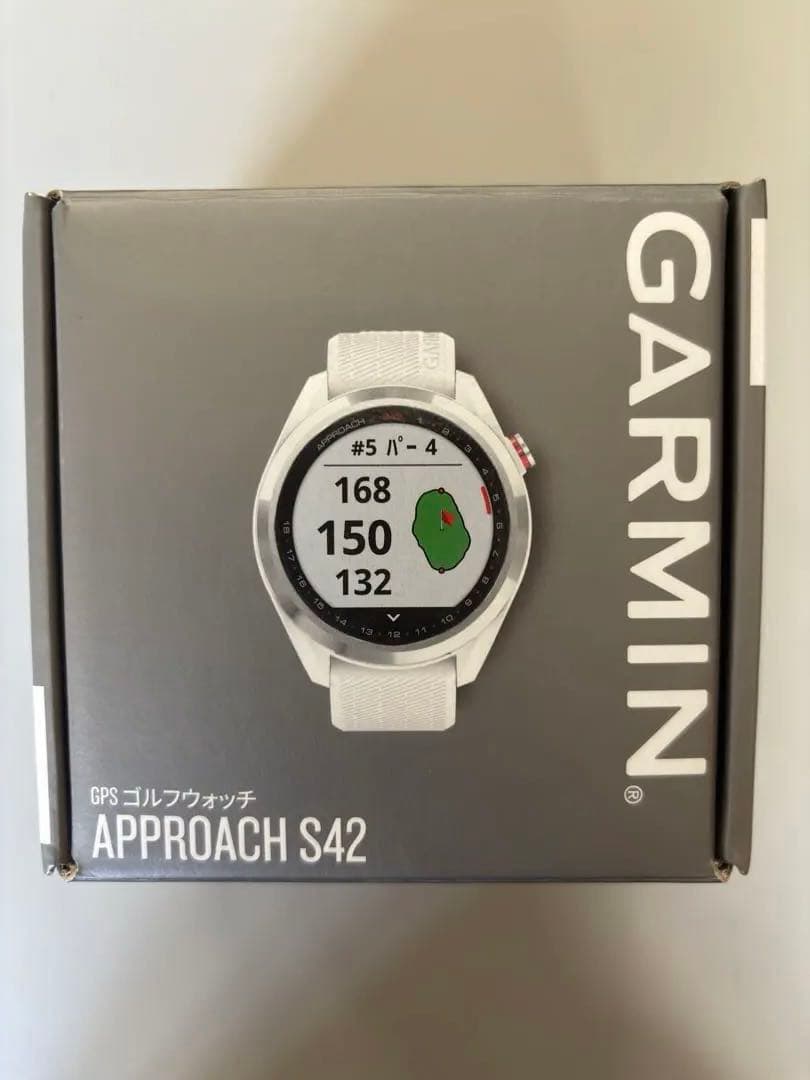 Garmin Approach S42 人気のホワイト GPSナビ