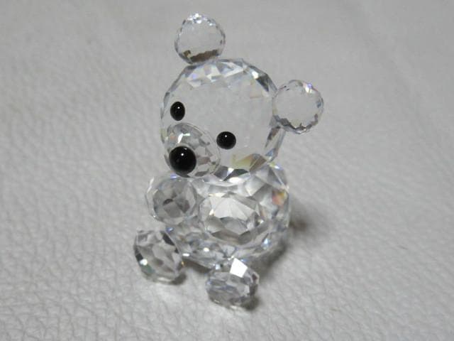 未使用希少 2004年廃盤品 オーストリア製◆スワロフスキー『クマ』012262