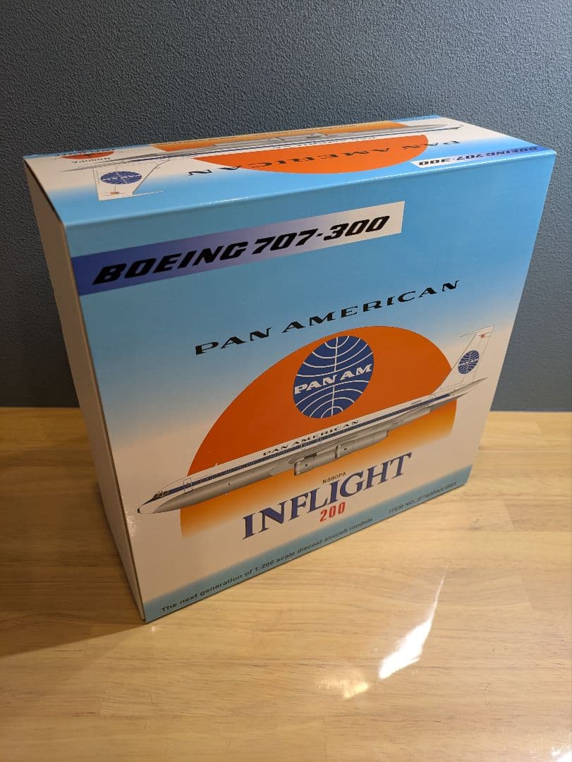【新品・希少】PANAM パンナム ボーイング707 inflight200