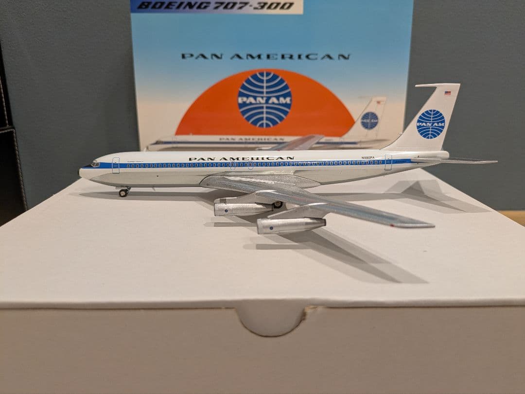 【新品・希少】PANAM パンナム ボーイング707 inflight200