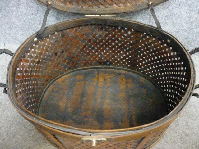 竹製網代籠 [B31599]