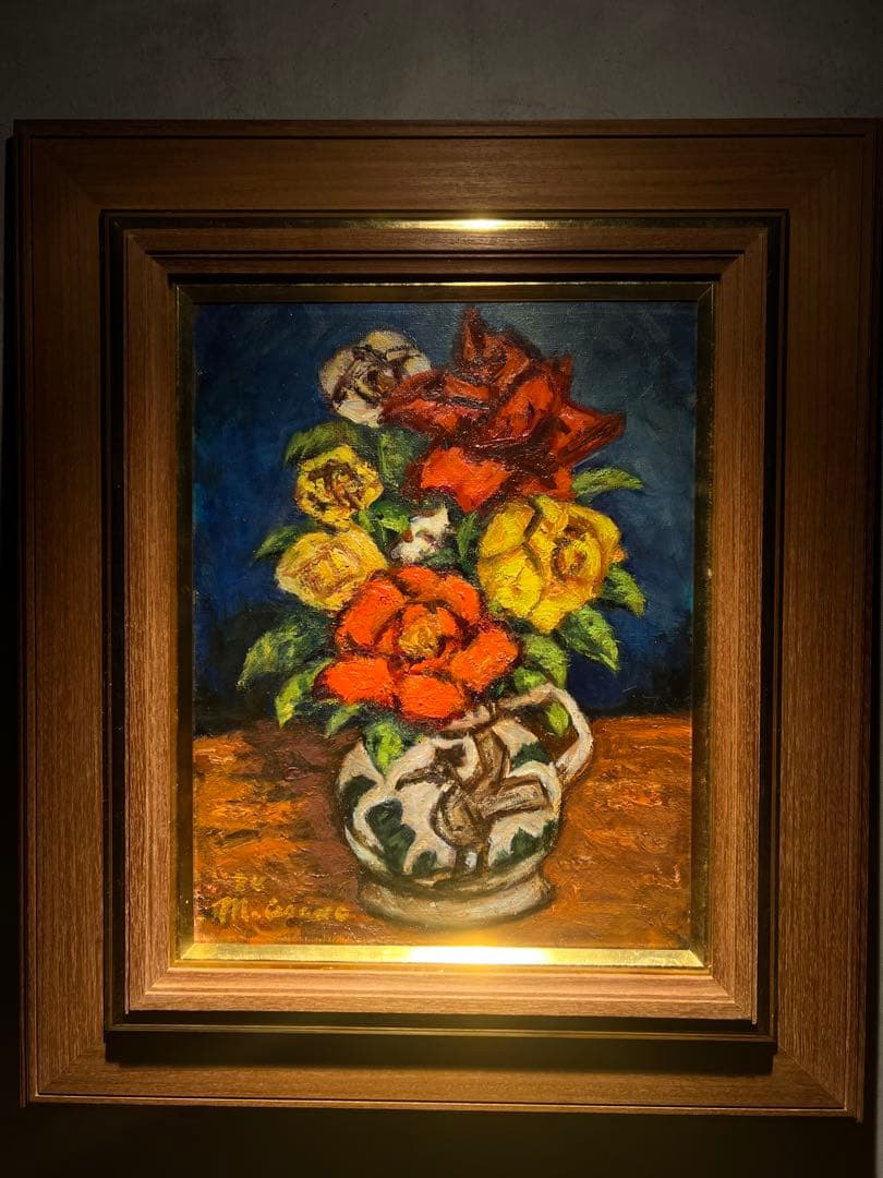 他の方発送×1984 m.asano 【薔薇】肉筆油彩画