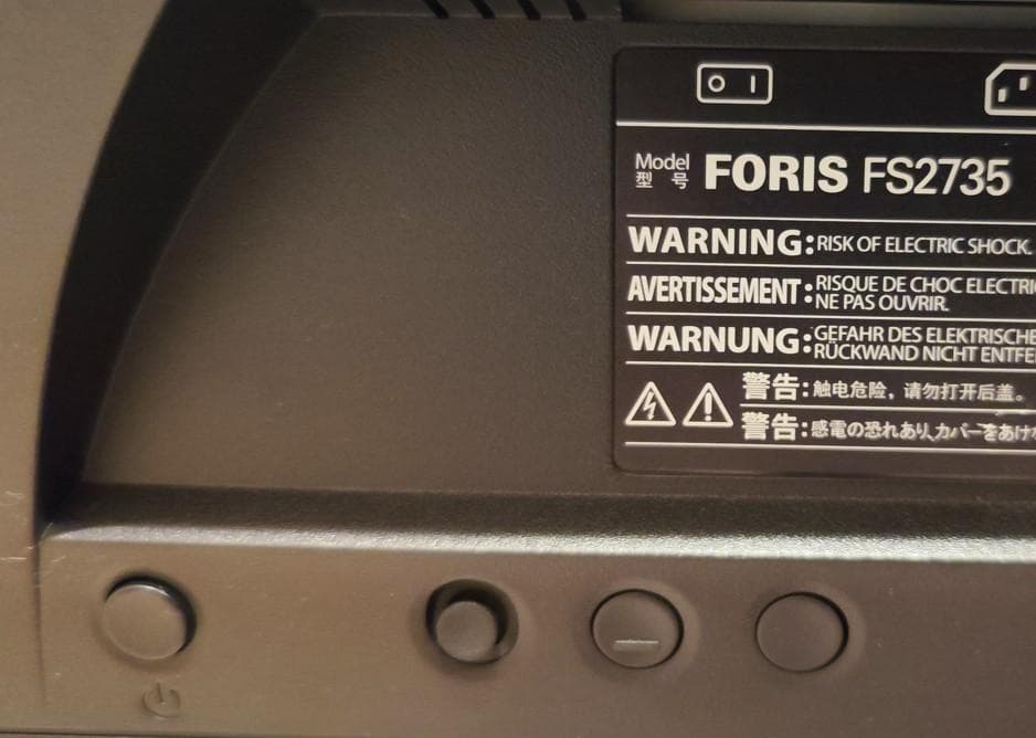 美品 EIZO FORIS FS2735 27型 144Hz ゲーミングモニター