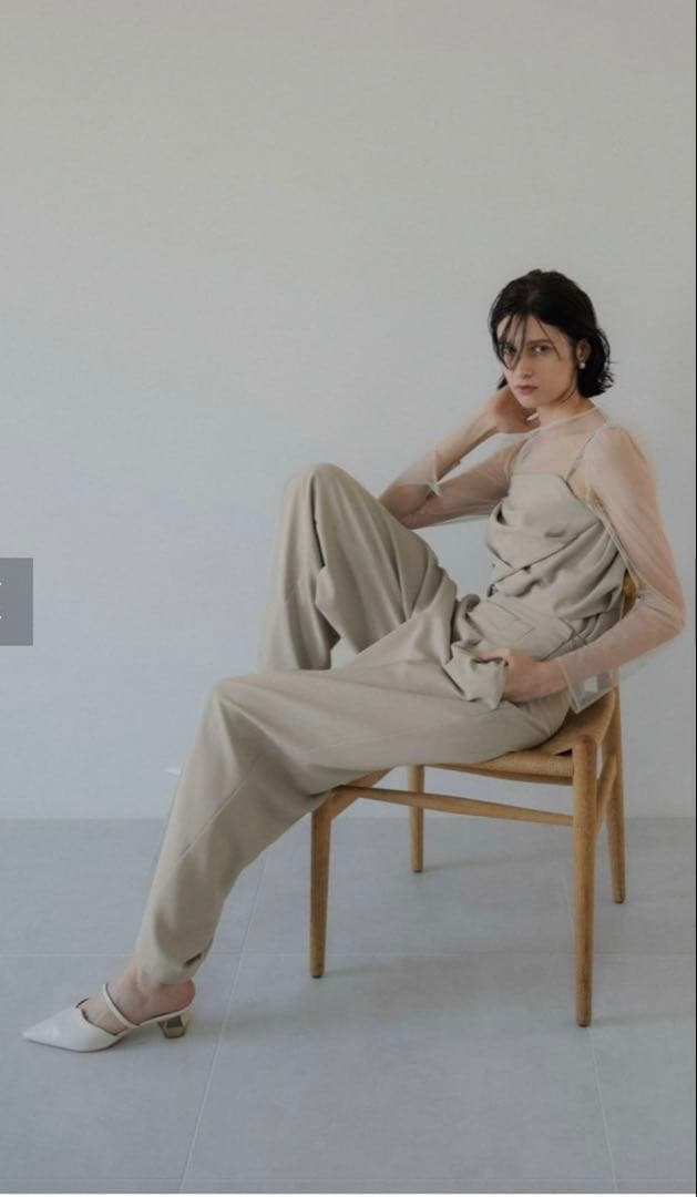 ク★新品★ LE’RURE Drepe bustier set up pants