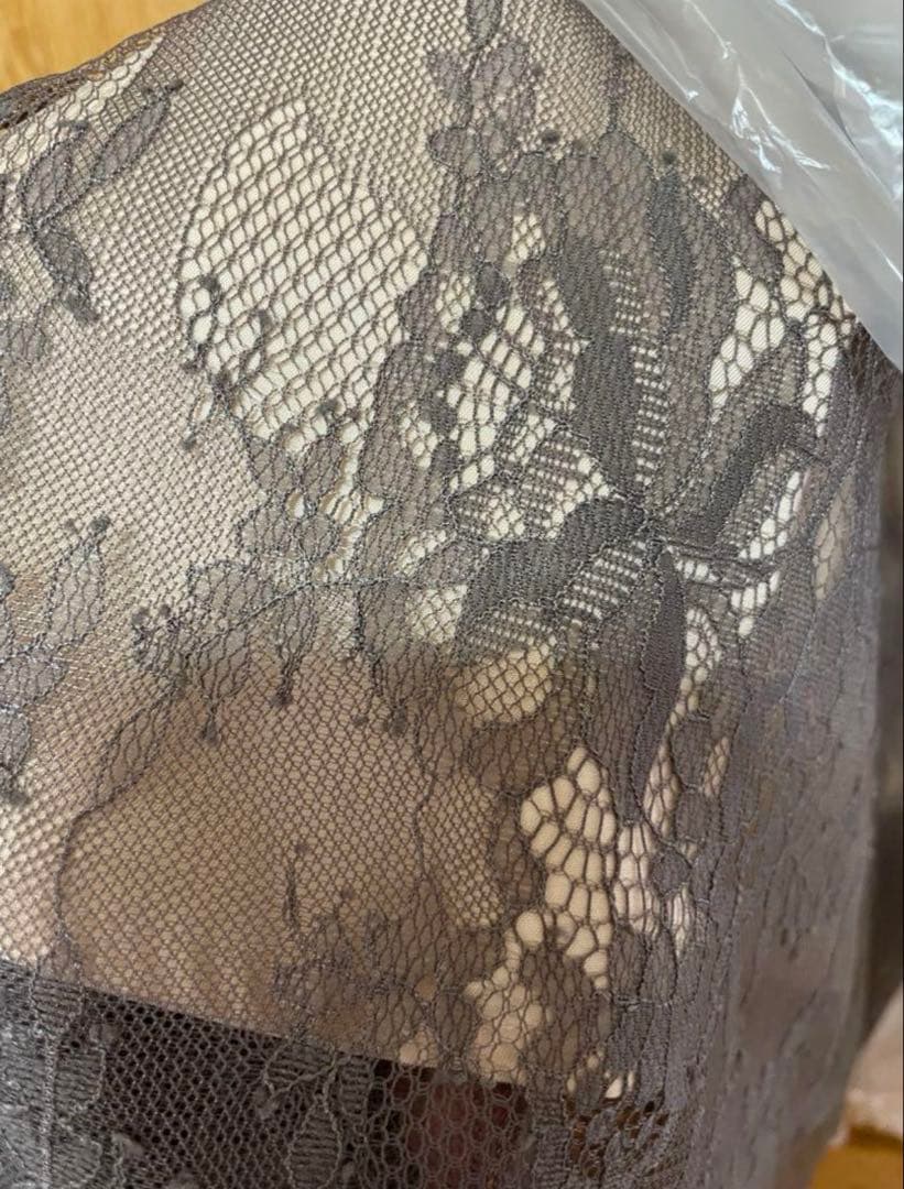 わんこ kana♡ショルダーギャザーラッセルワンピース