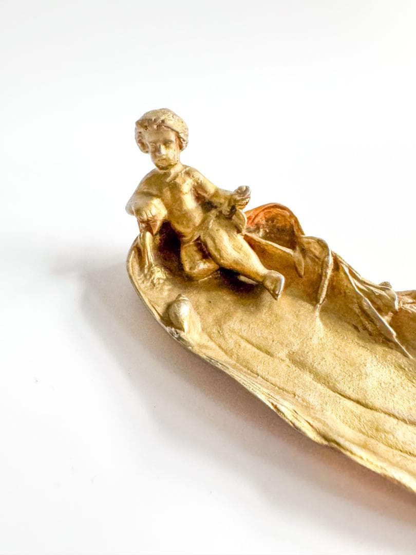 フランス アンティーク トレイ 真鍮 ブロンズ