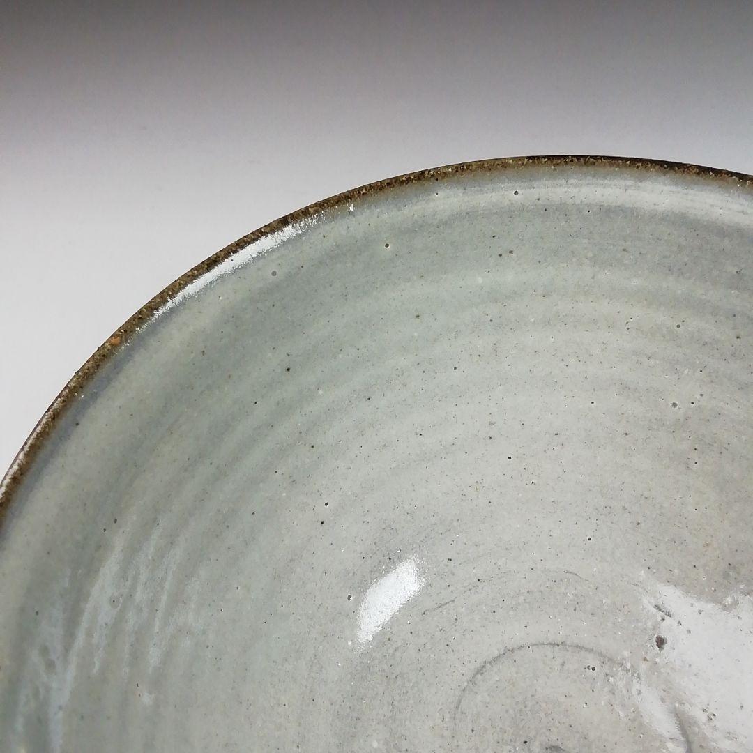 Ｔ４０　茶碗　『白丹波　茶碗』『丹波焼』『市野豊治』　共箱　抹茶碗　茶道具