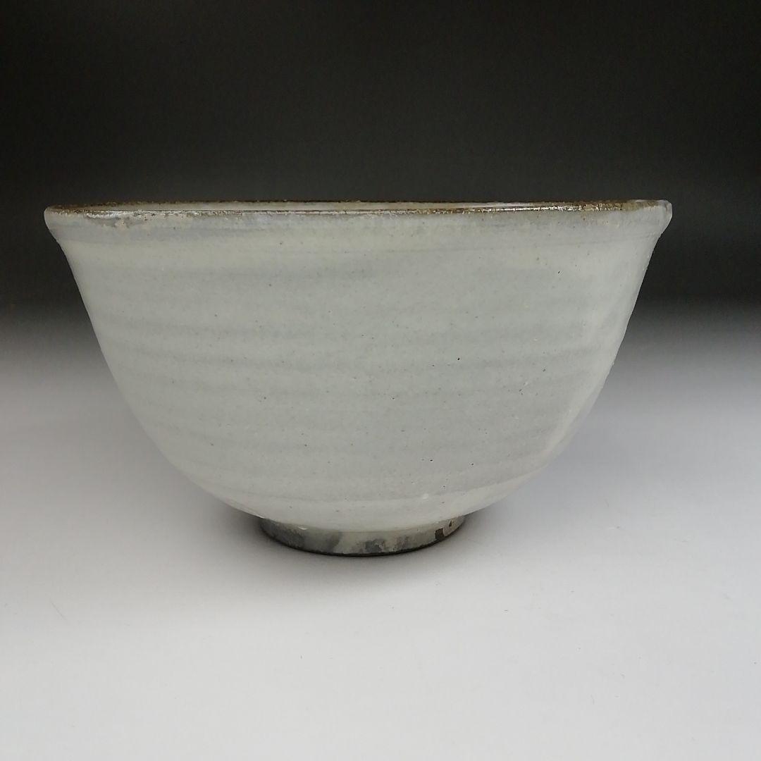 Ｔ４０　茶碗　『白丹波　茶碗』『丹波焼』『市野豊治』　共箱　抹茶碗　茶道具
