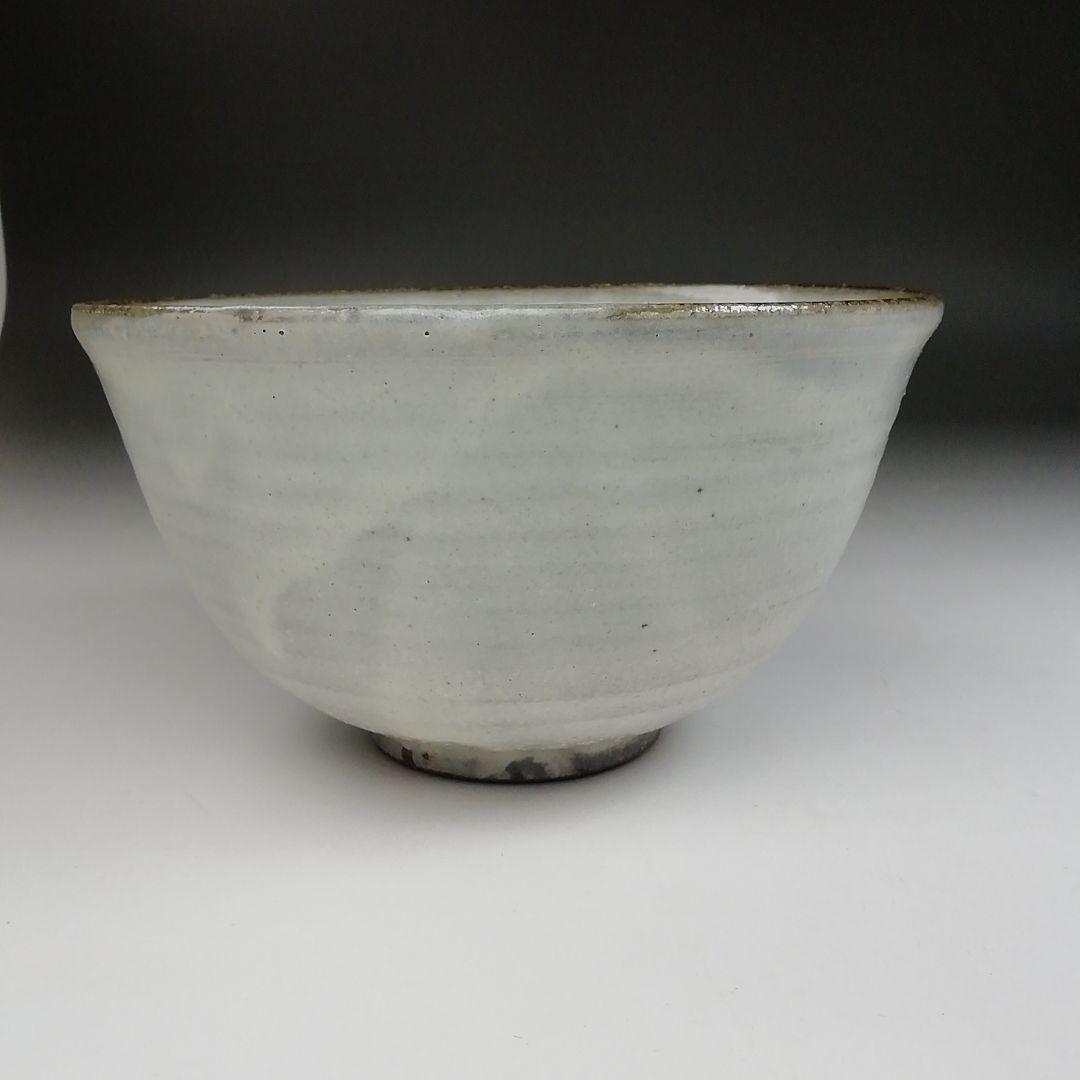 Ｔ４０　茶碗　『白丹波　茶碗』『丹波焼』『市野豊治』　共箱　抹茶碗　茶道具