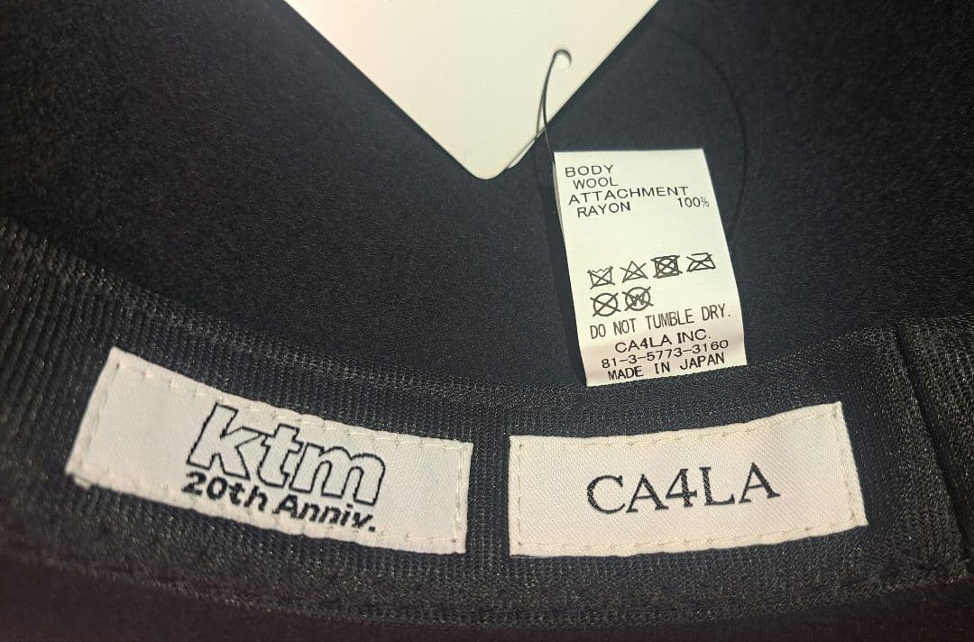 【新品】ケツメイシ 20th LIMITED CA4LA × KTM HAT