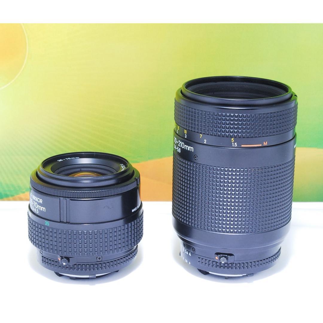 レトロかわいい✨Nikon D70 ダブルレンズセット バッグ付き すぐ撮影可