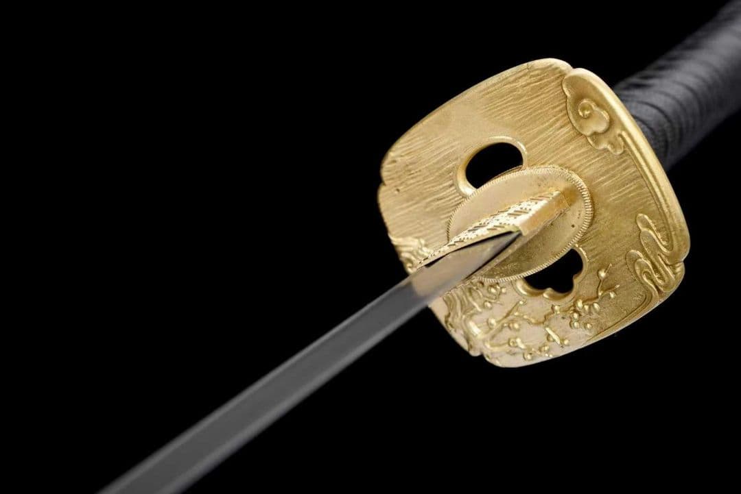 【赤月】古兵器 刀装具 日本刀　模造刀 居合刀 武士道 鑑賞用 美術刀 贈り物