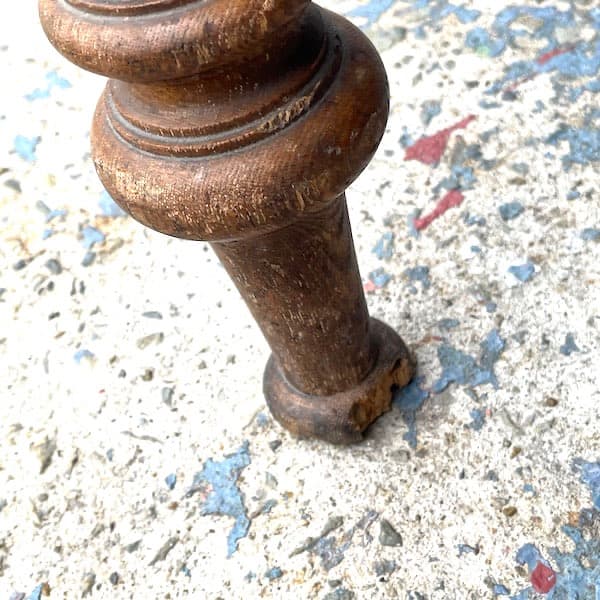 アンティーク　ダイニングテーブル　シャビィ　ロココ調　ワークテーブル