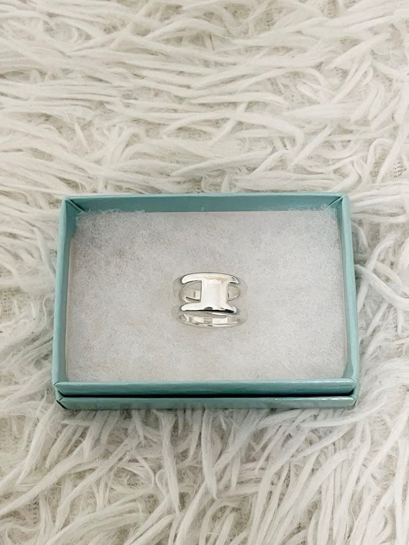 TIFFANY&Co. ティファニー ダイアゴナル リング シルバー 8号 9号