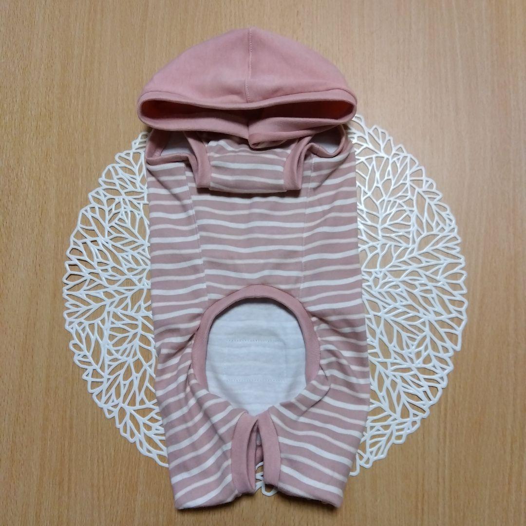 犬服　ハンドメイド　フード付ロンパース