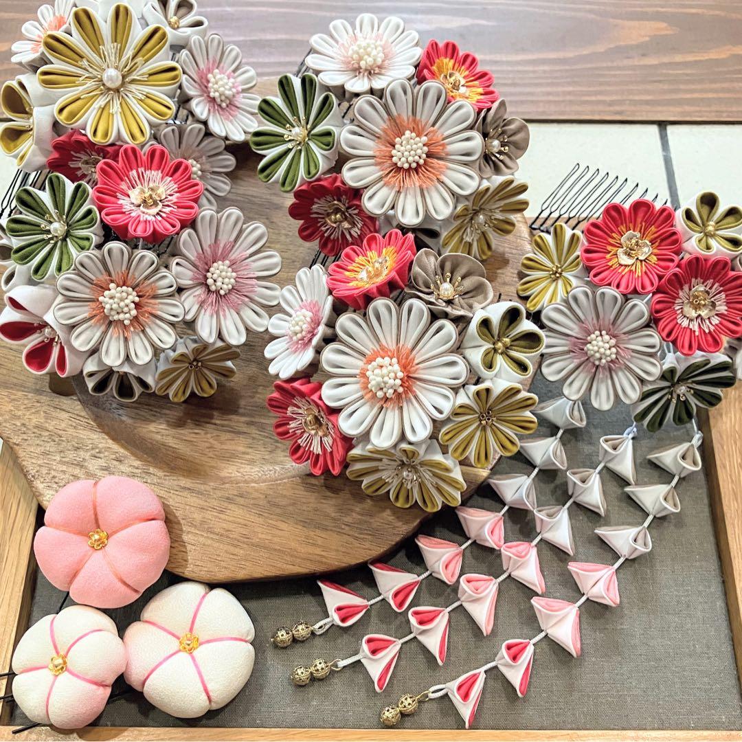 七五三用花飾り