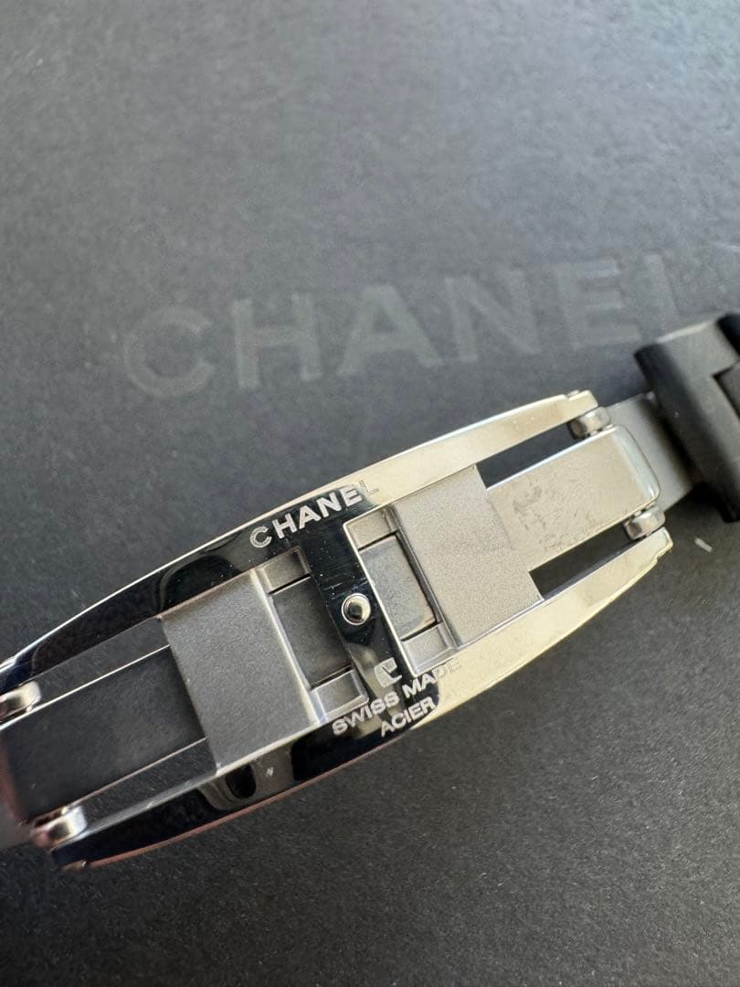 CHANEL J12 純正　ラバーベルト33ミリ