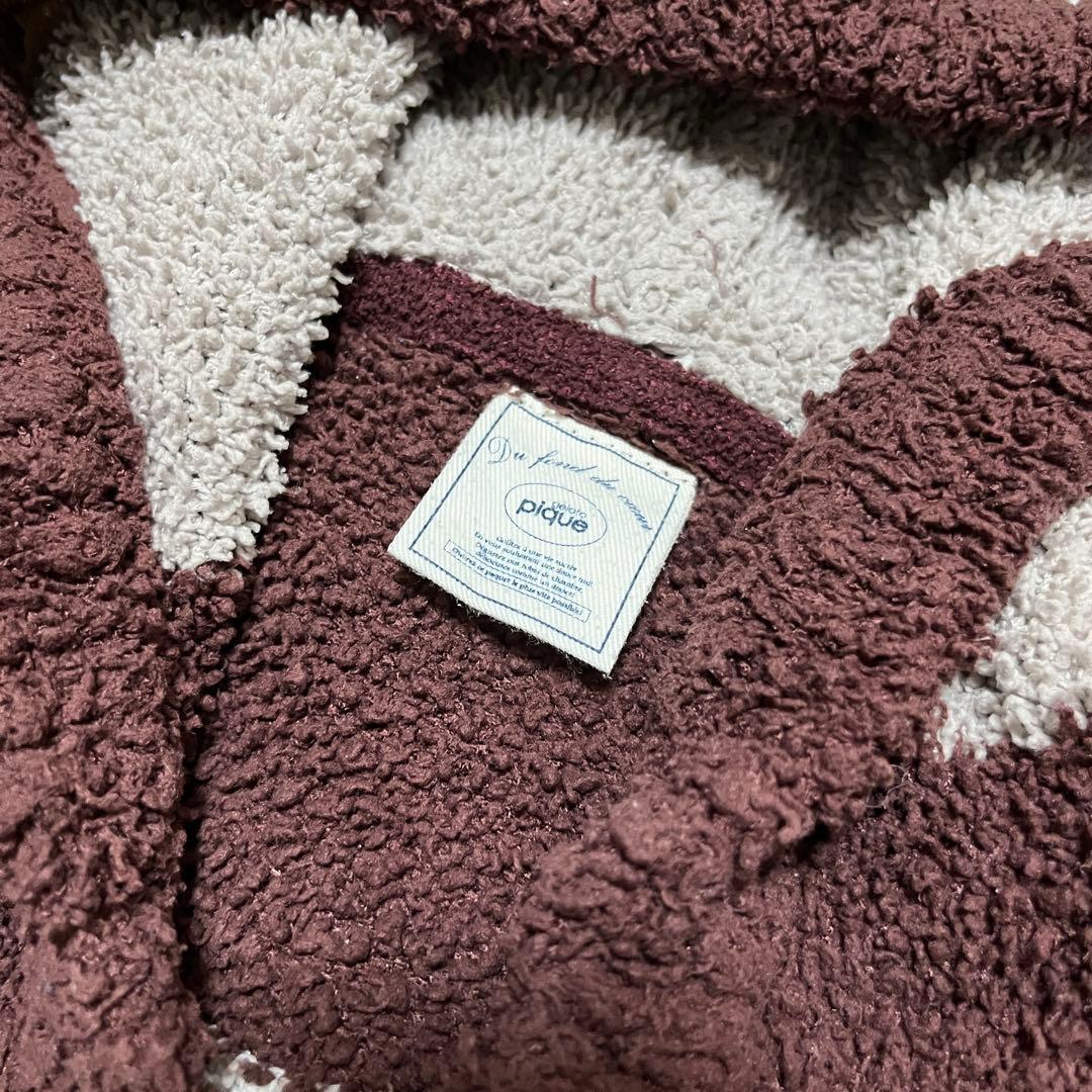 ジェラピケまとめ売りレディースルームウェアホワイトセットアップパーカー