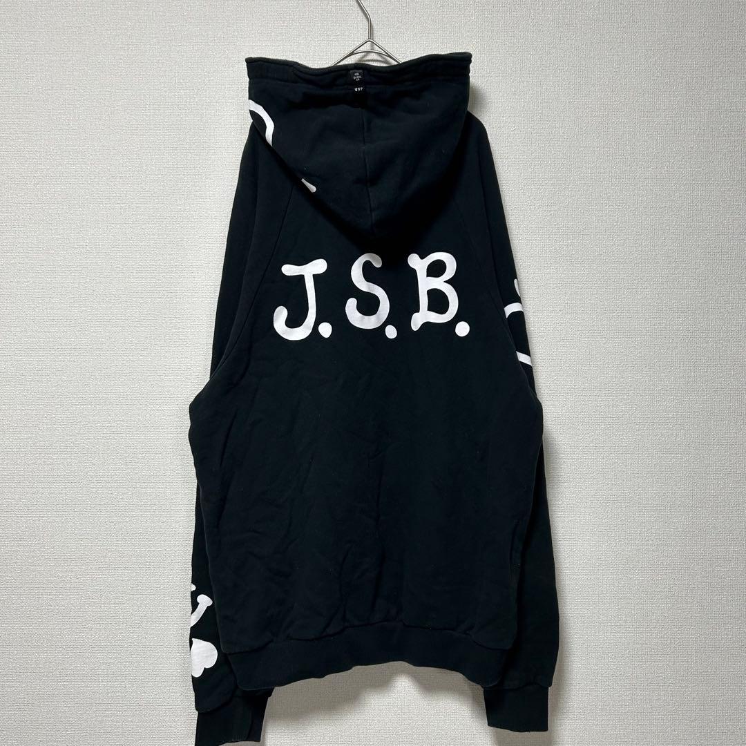 【JSB】LOVEパーカー ブラック 黒 スマイル ユニセックス M