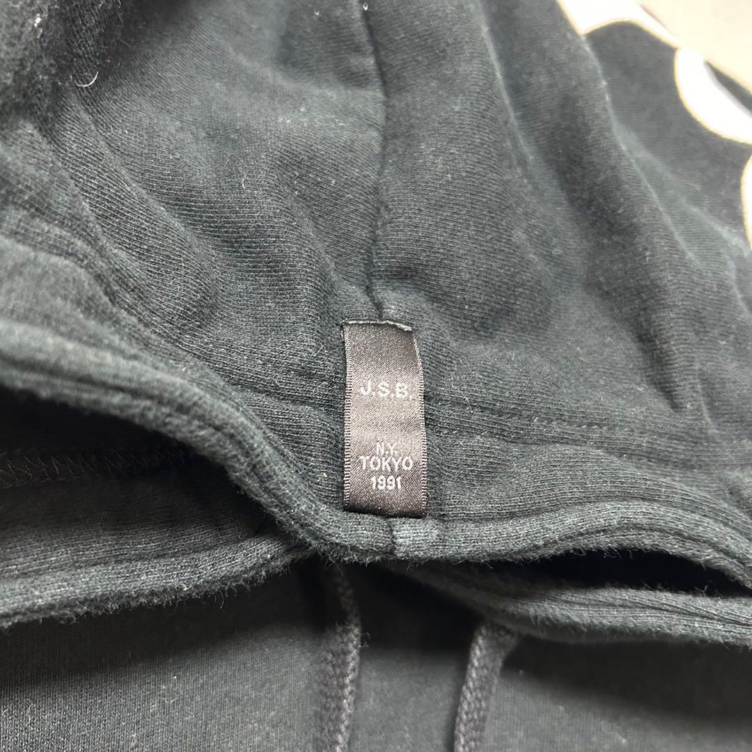 【JSB】LOVEパーカー ブラック 黒 スマイル ユニセックス M