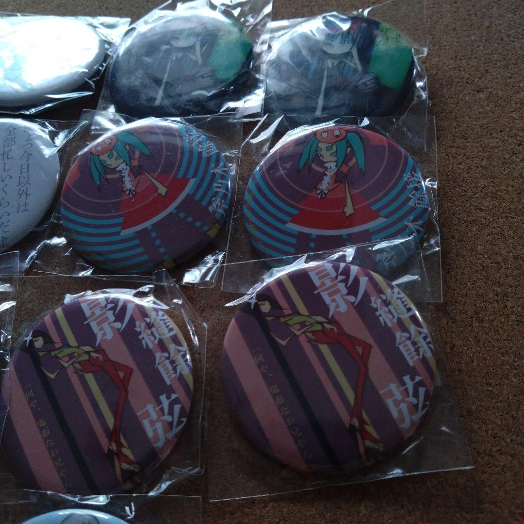 【未開封品】化物語 ウエダハジメ 缶バッジ 物語シリーズ