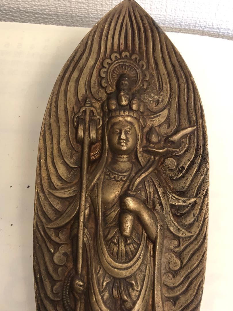 觀音. 立像，古铜製