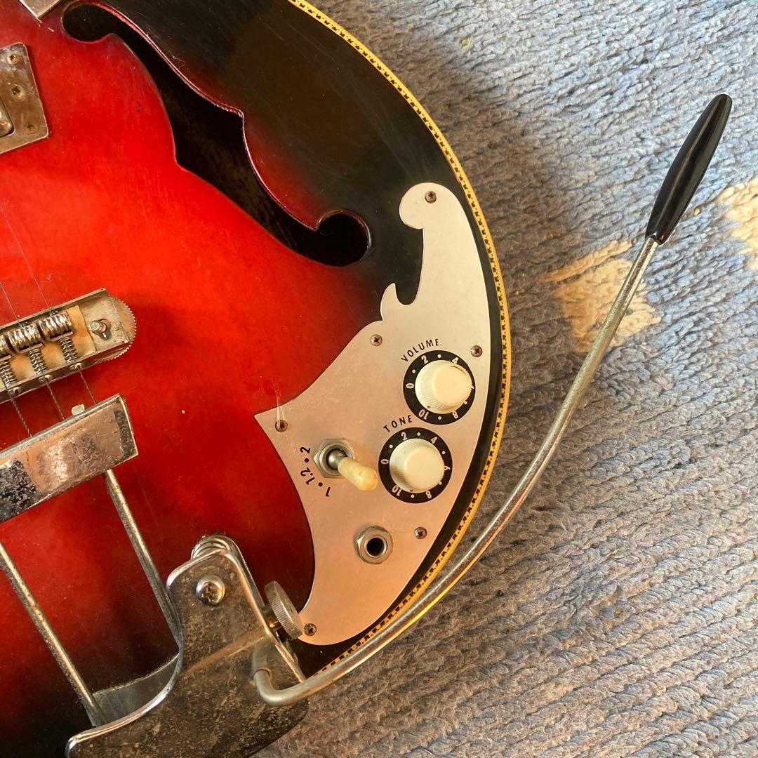 Lake エレキギター レッドグラデーション