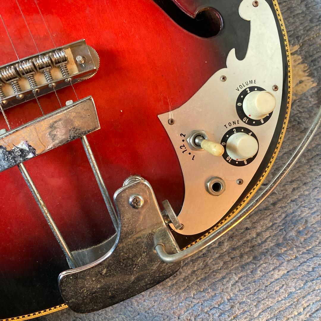 Lake エレキギター レッドグラデーション