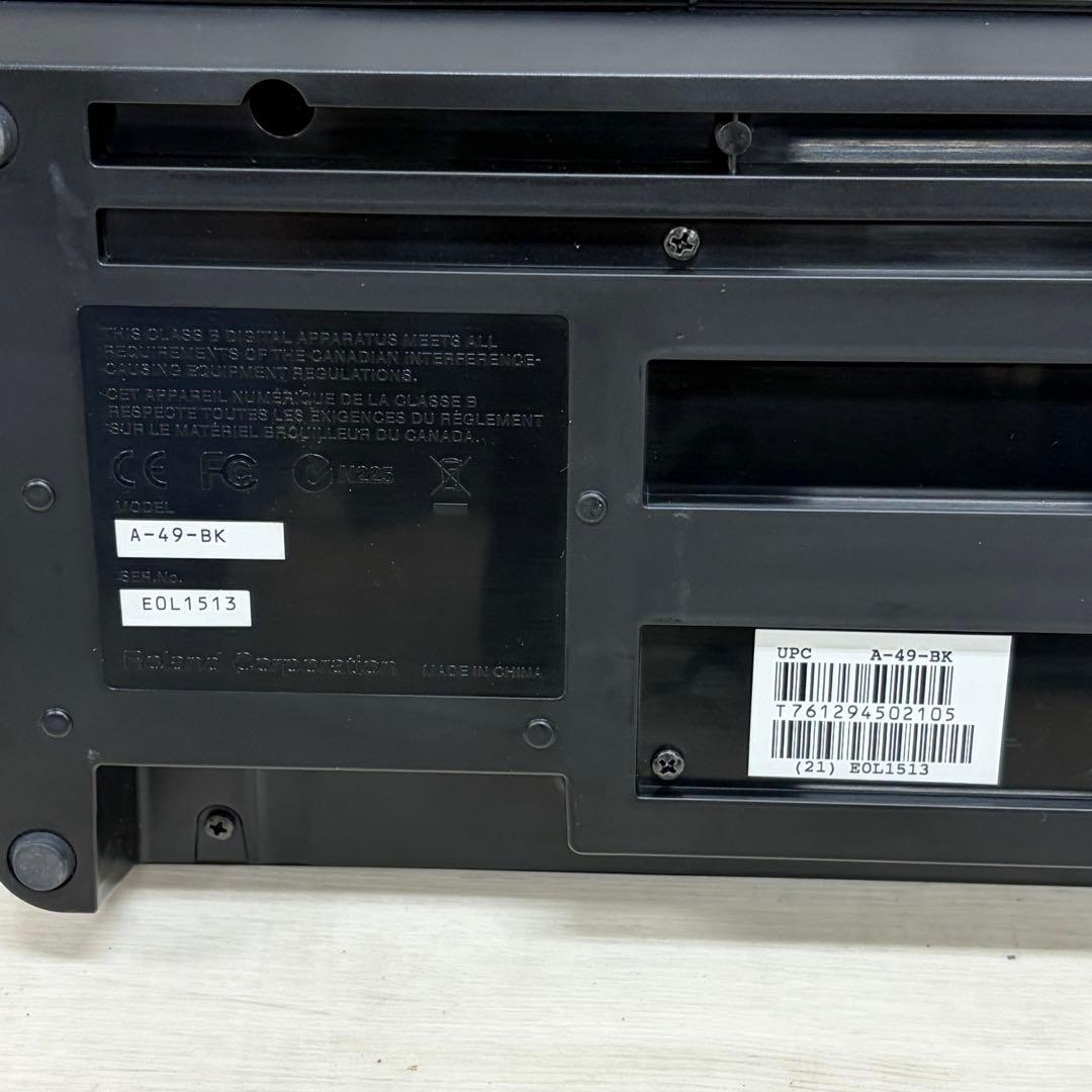 Roland ローランド 49鍵盤 USB MIDIキーボード A-49 ⑥