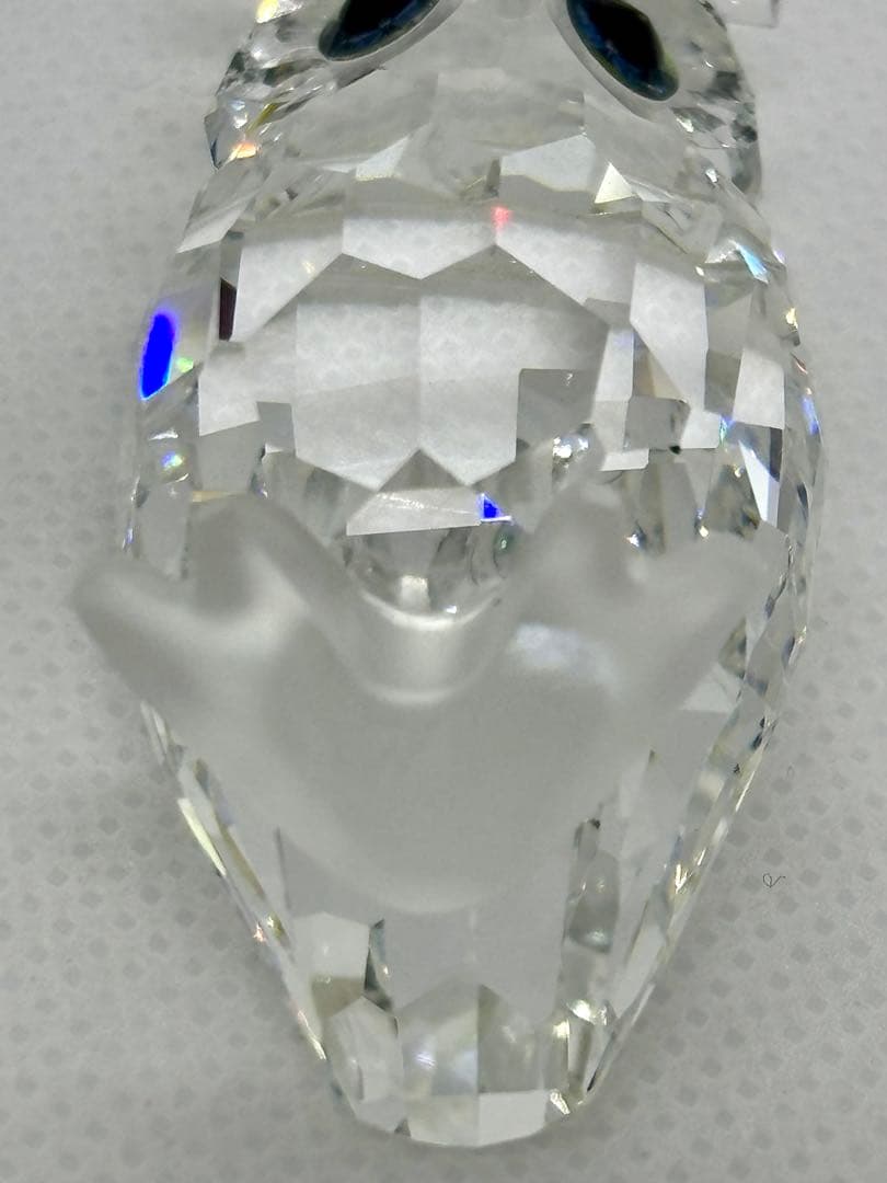 #スワロフスキー クリスタル フクロウ 2体セットP-5