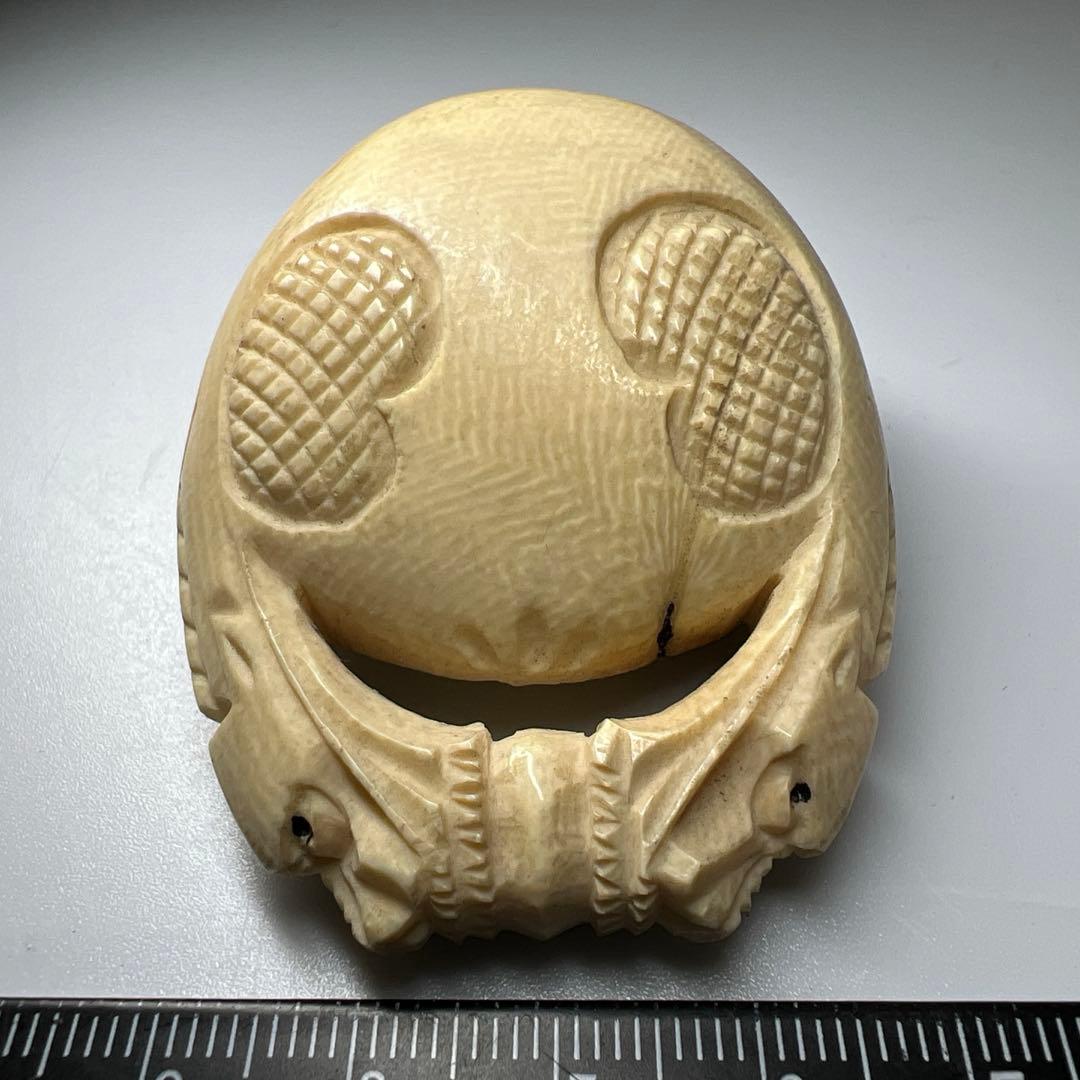 極上木魚根付　45g 東Y8-0109☆2Fタエチ