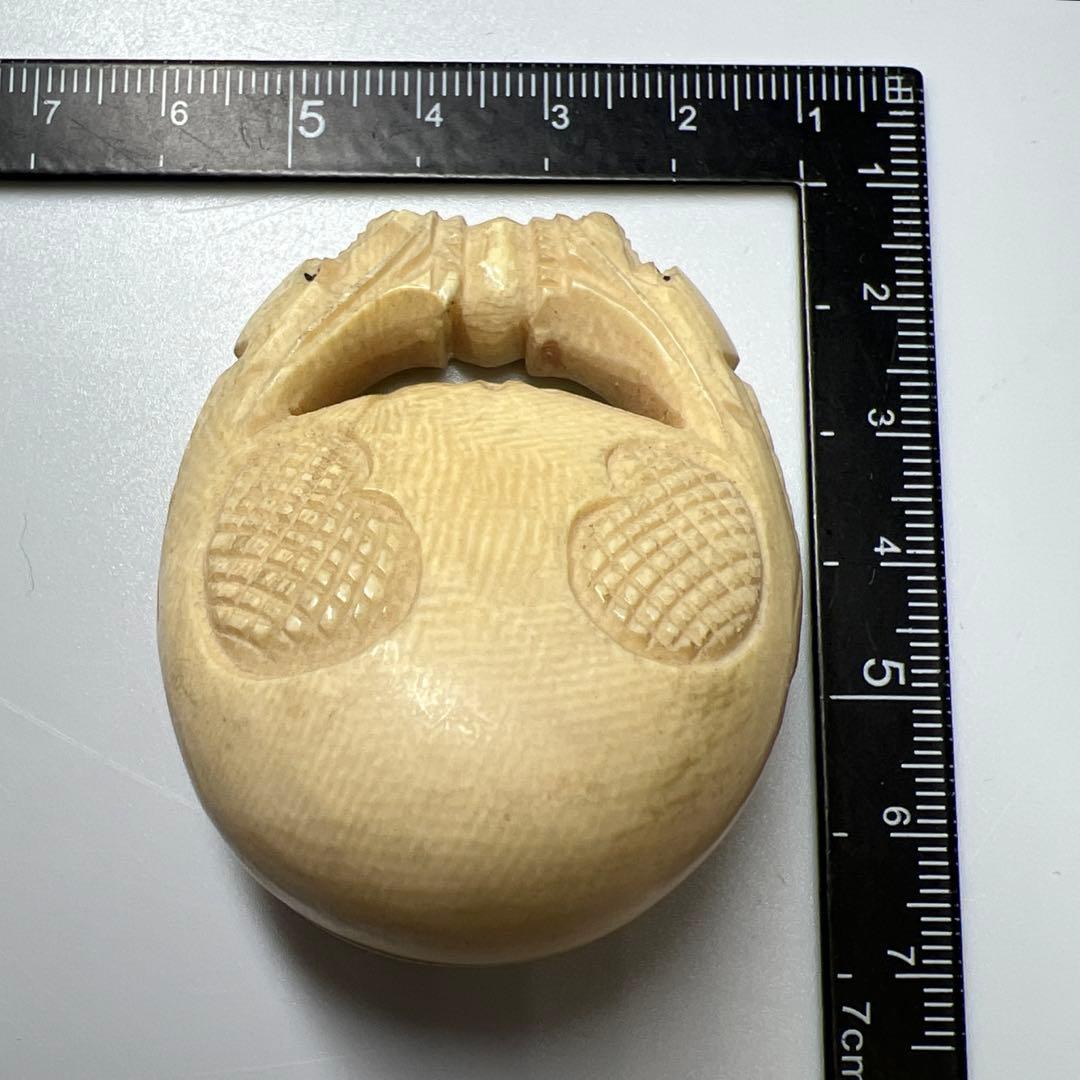 極上木魚根付　45g 東Y8-0109☆2Fタエチ