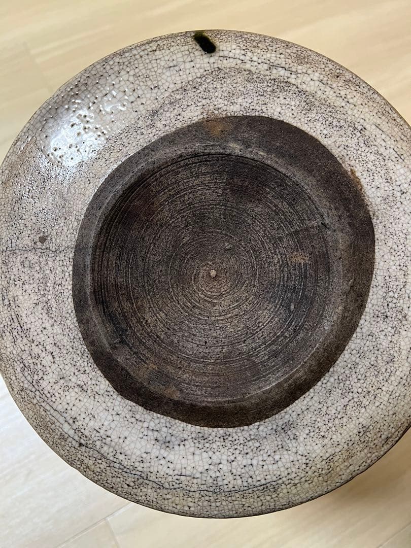 行灯皿 行燈皿 石皿 飾皿 時代物 古瀬戸 江戸 骨董 古美術 古織部 Edo