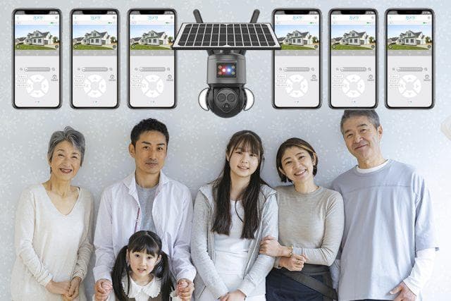 電源不要 60906 防犯ソーラーバッテリーセキュリティカメラ　BDSC-12X