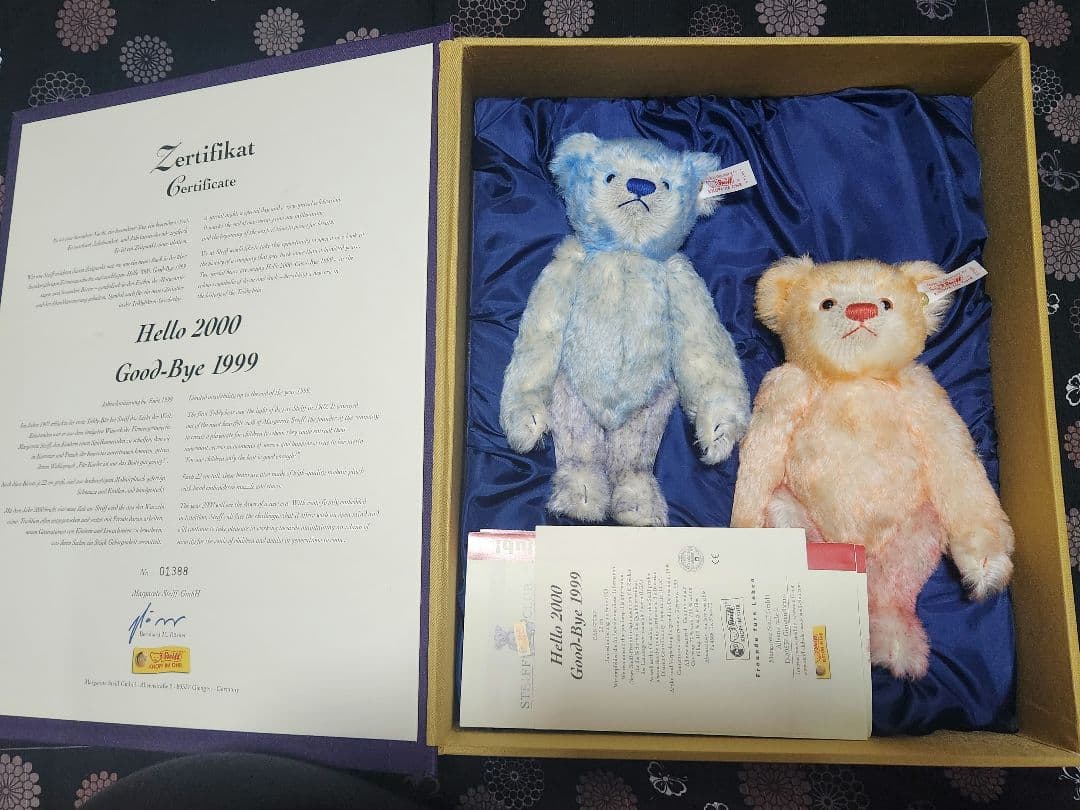 シュタイフ ティディベア Hello 2000 Good-Bye 1999
