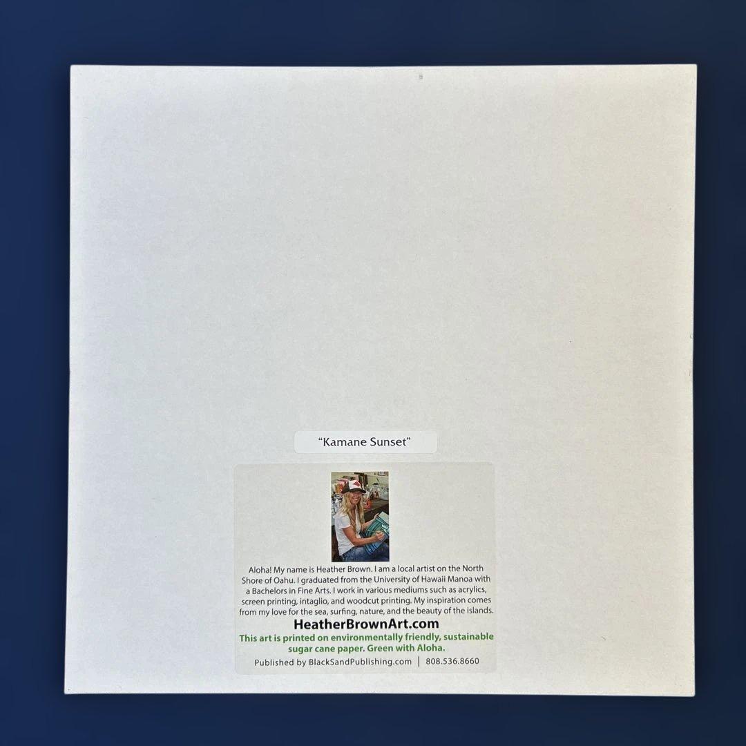 ヘザー ブラウン 『 Kamane Sunset 』約304ｍｍ × 304ｍｍ