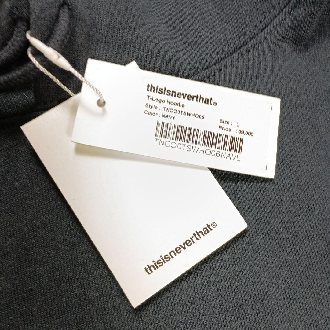 thisisneverthat® パーカー サイズ L 人気色ネイビー
