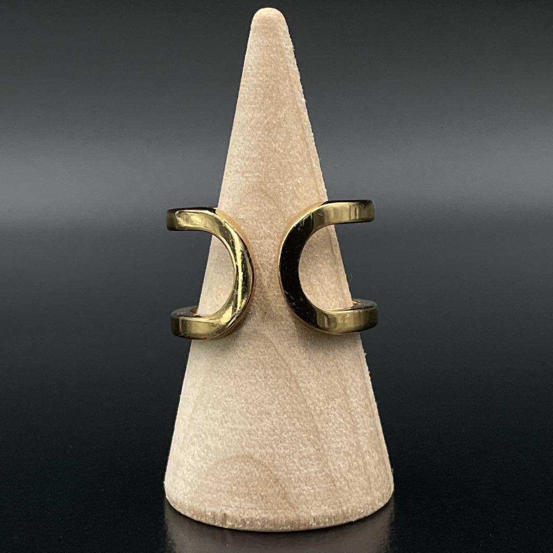 美品　FENDI フェンディ　オーロックリング　FF リング　ゴールド　指輪