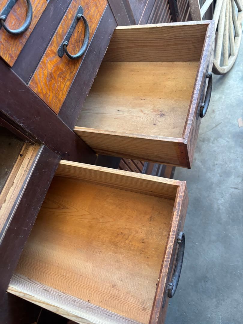 岐阜県揖斐郡池田町まで　水屋箪笥　176×174㎝　アンティーク　時代箪笥